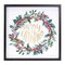 Melrose 15.75" Wreath "Merry Christmas" Framed Wall Art